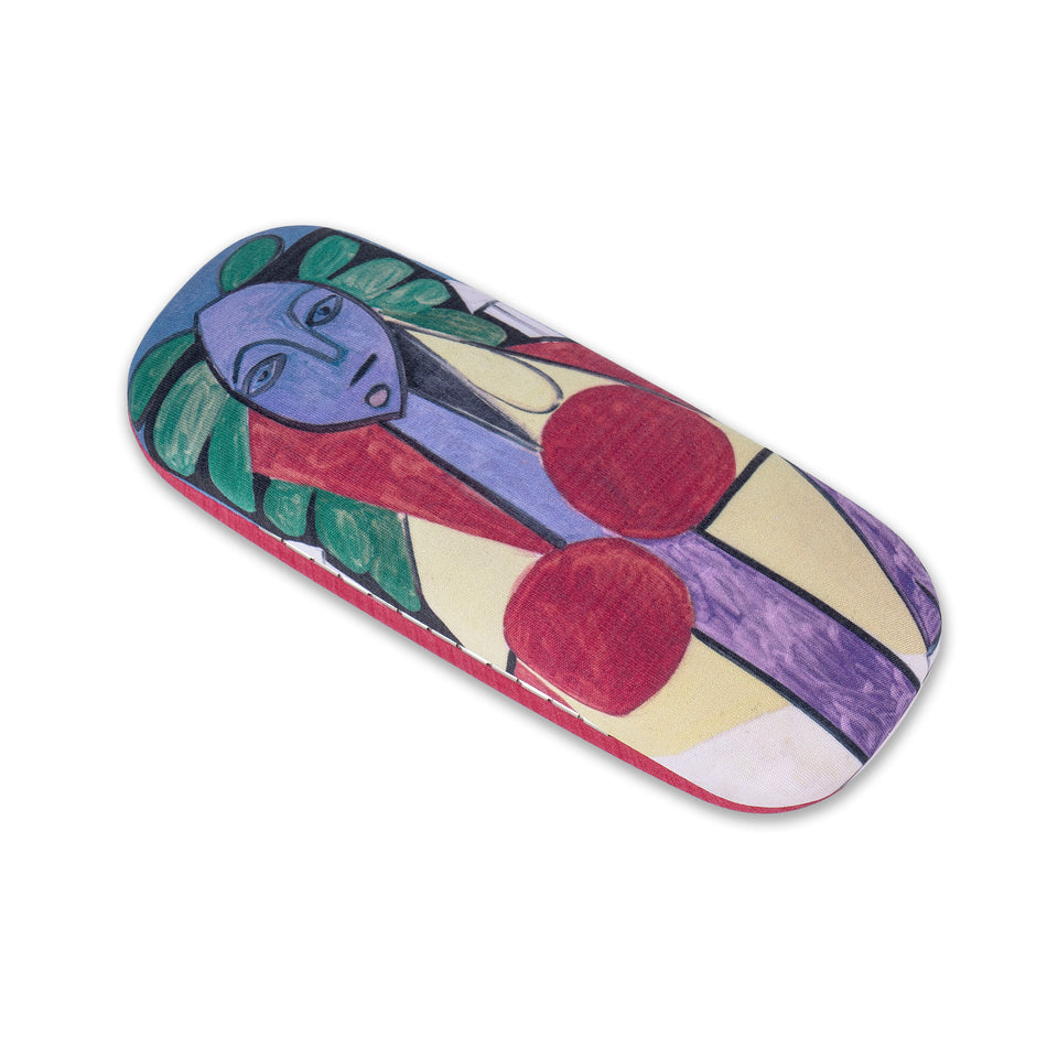 Glasses case. Woman in an Armchair