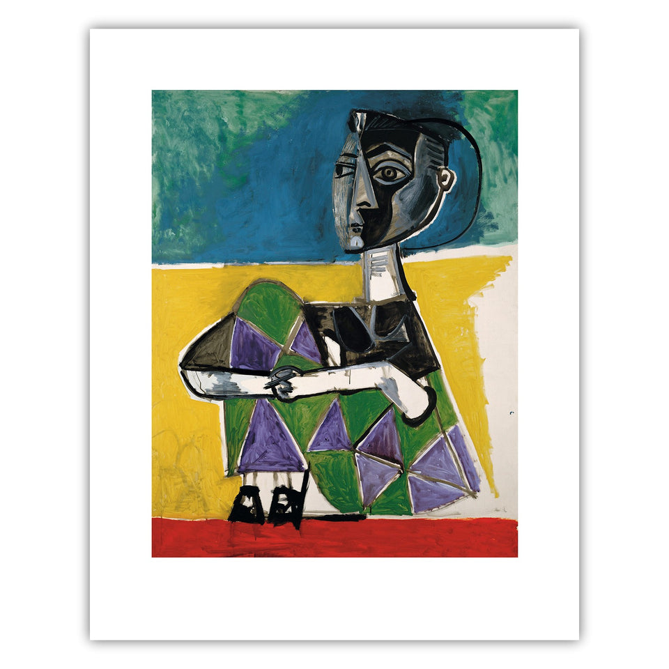 Print. Jacqueline Seated by Picasso