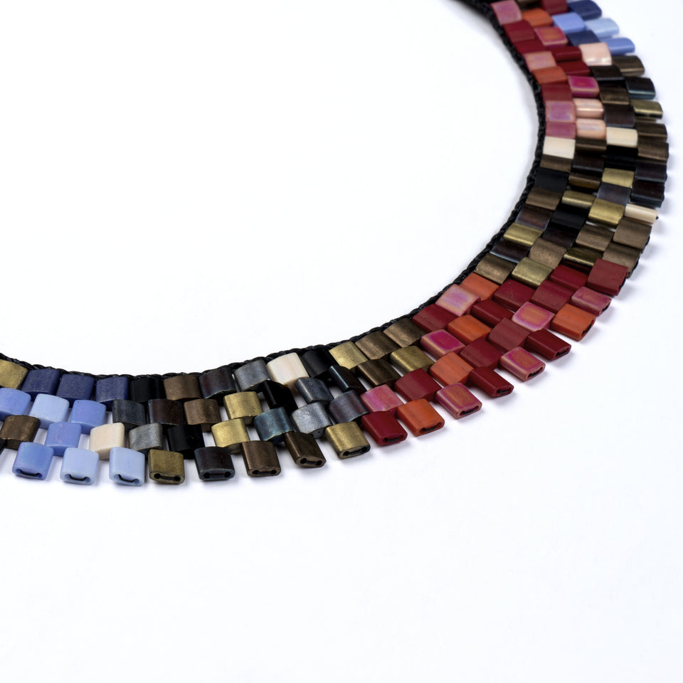 Crystal necklace by Elisa Venegas