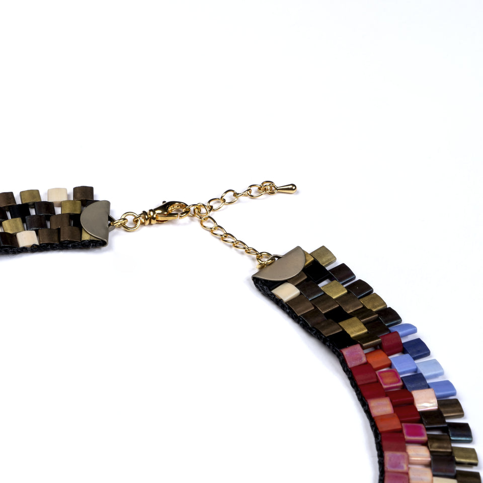 Crystal necklace by Elisa Venegas
