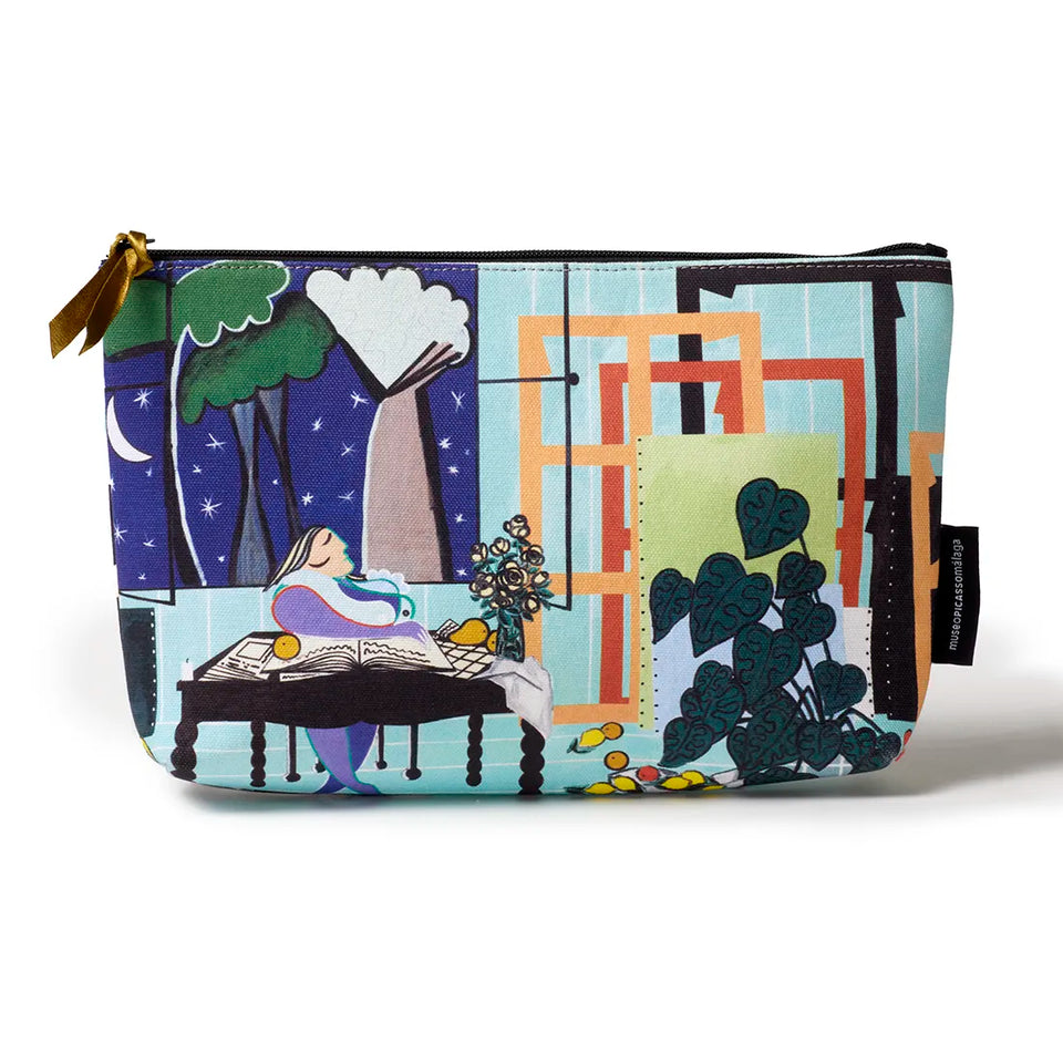Toiletry bag. Studio at night by Farah Atassi