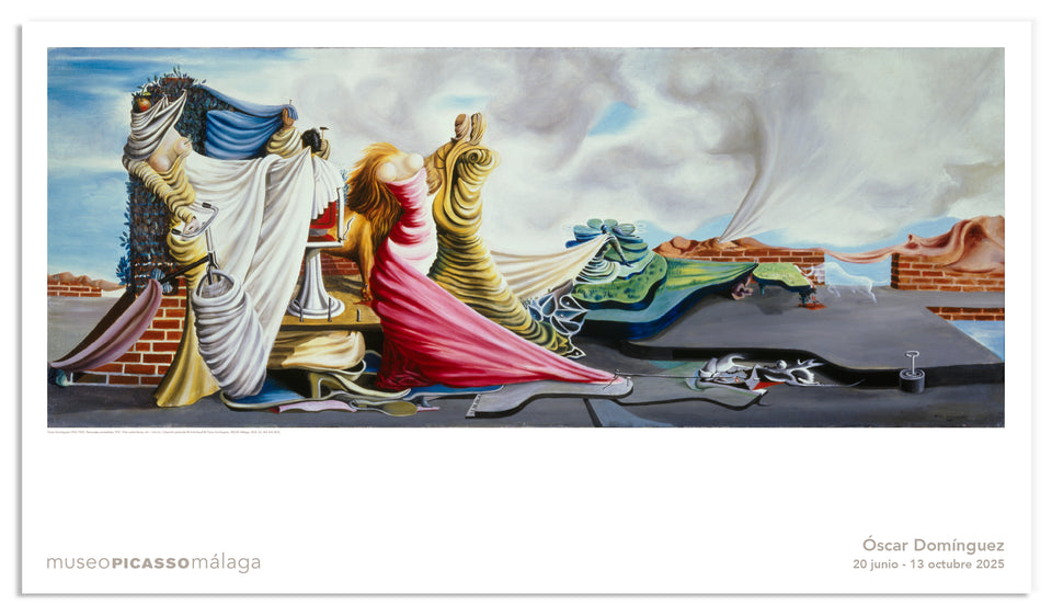 Póster Personajes surrealistas de Óscar Domínguez