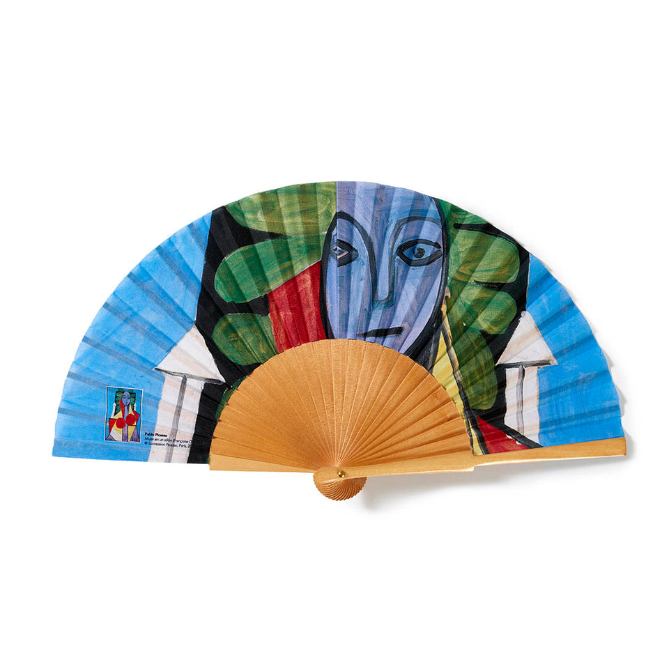 Abanico Picasso Mujer en un sillón