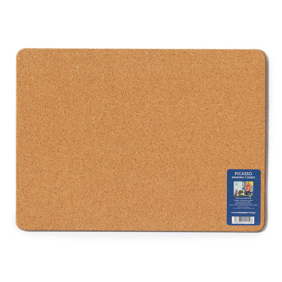 Salvamantel Picasso. Bodegón con minotauro y paleta