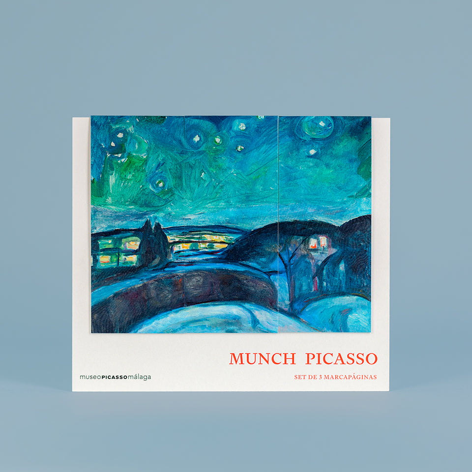 Set marcapáginas Munch Noche estrellada