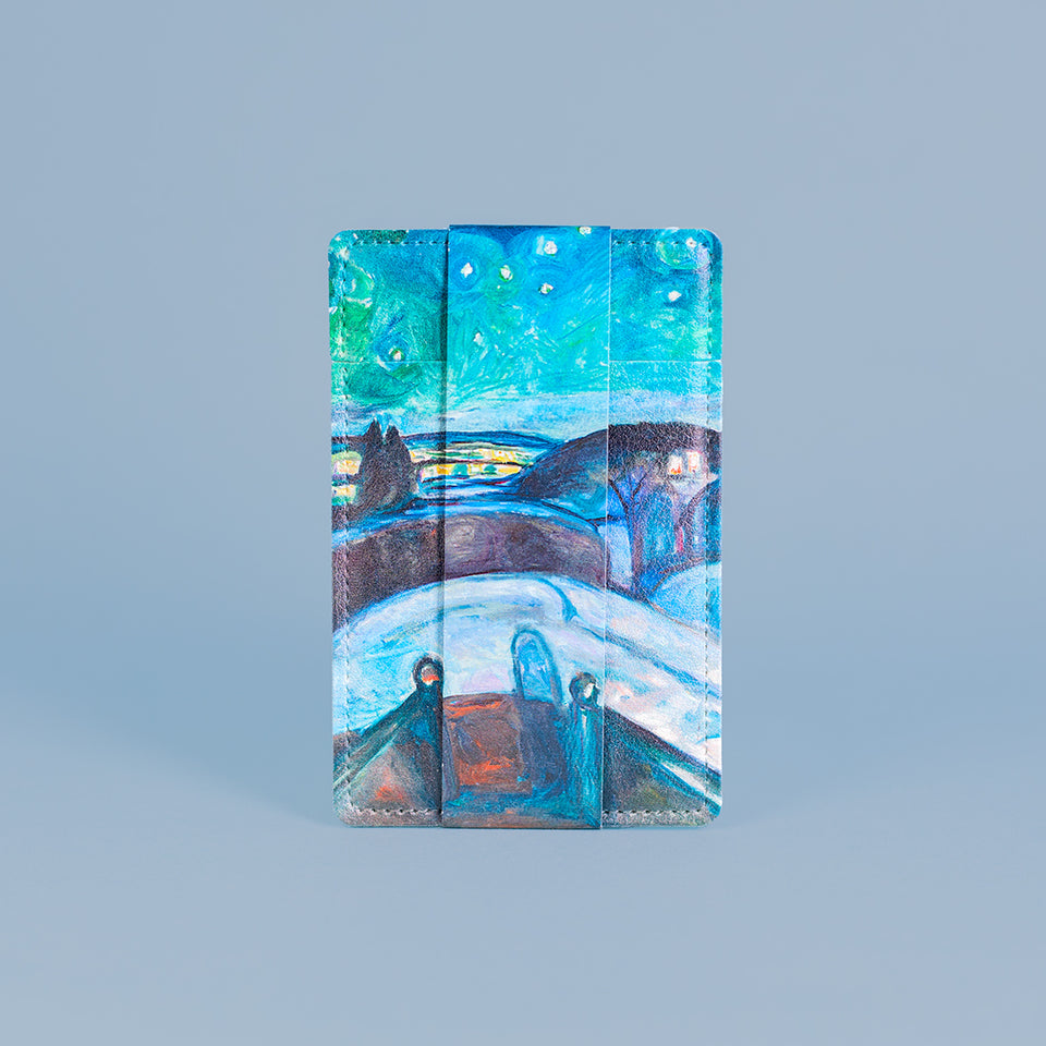 Espejo Munch Noche estrellada