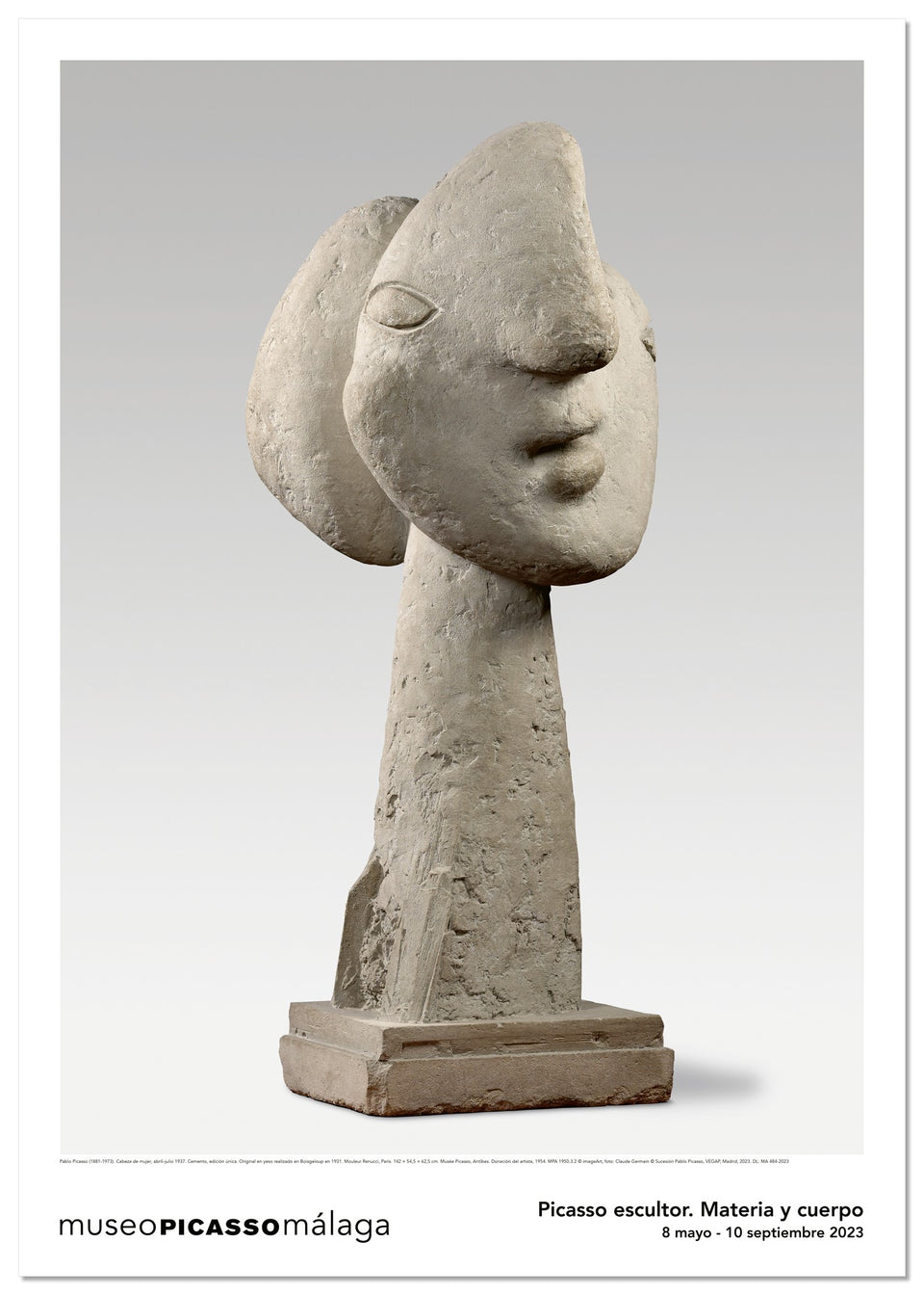 Poster Picasso Sculptor Head of a Woman