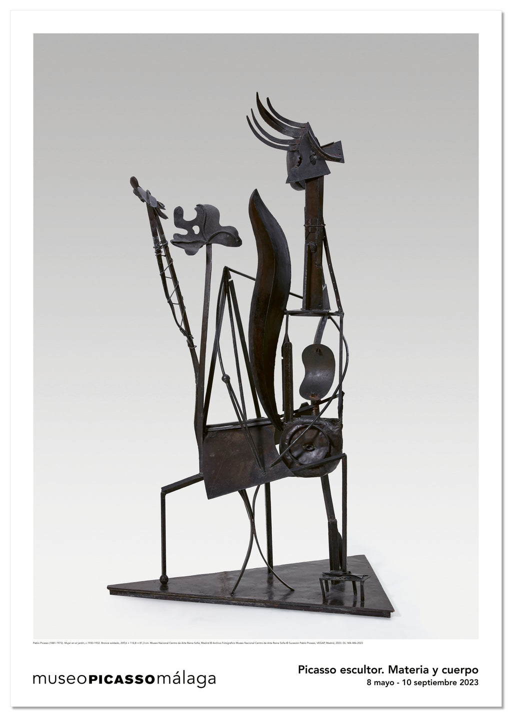 Picasso Sculptor Woman in the Garden Poster – Tienda Museo