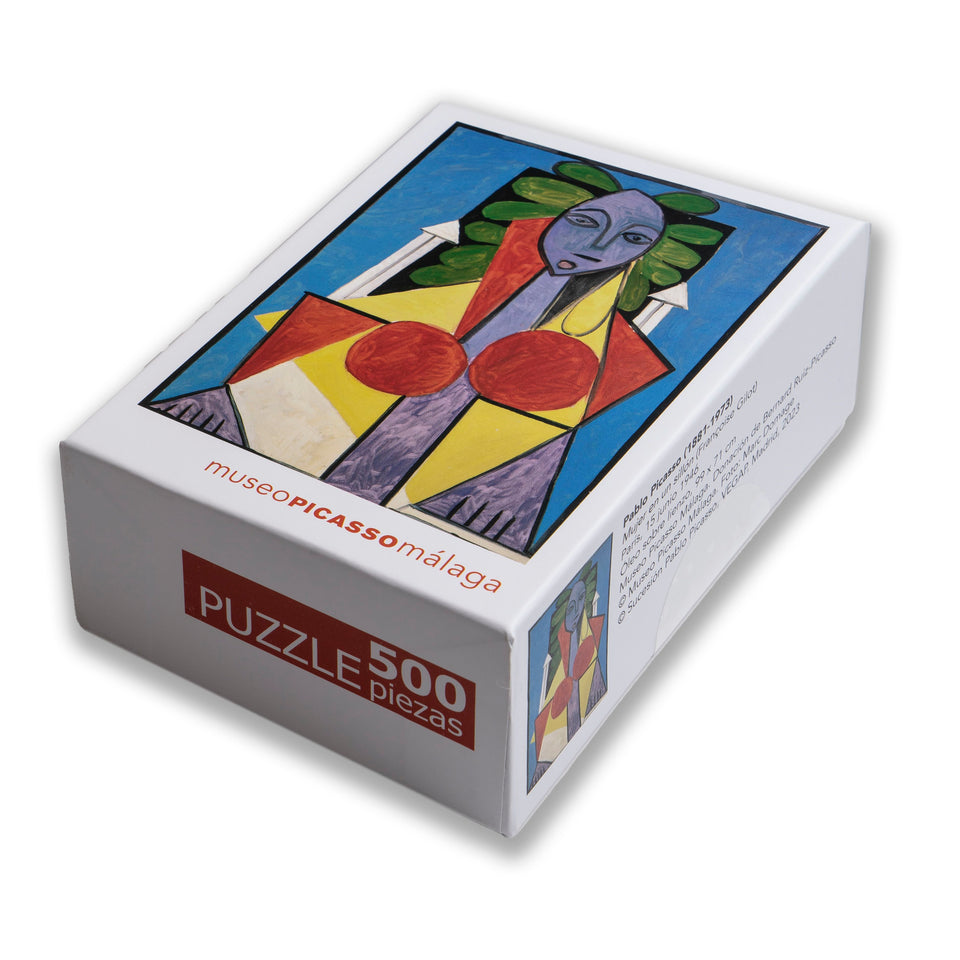 500 piece puzzle Woman in an armchair