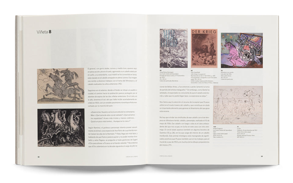 Viñetas en el frente