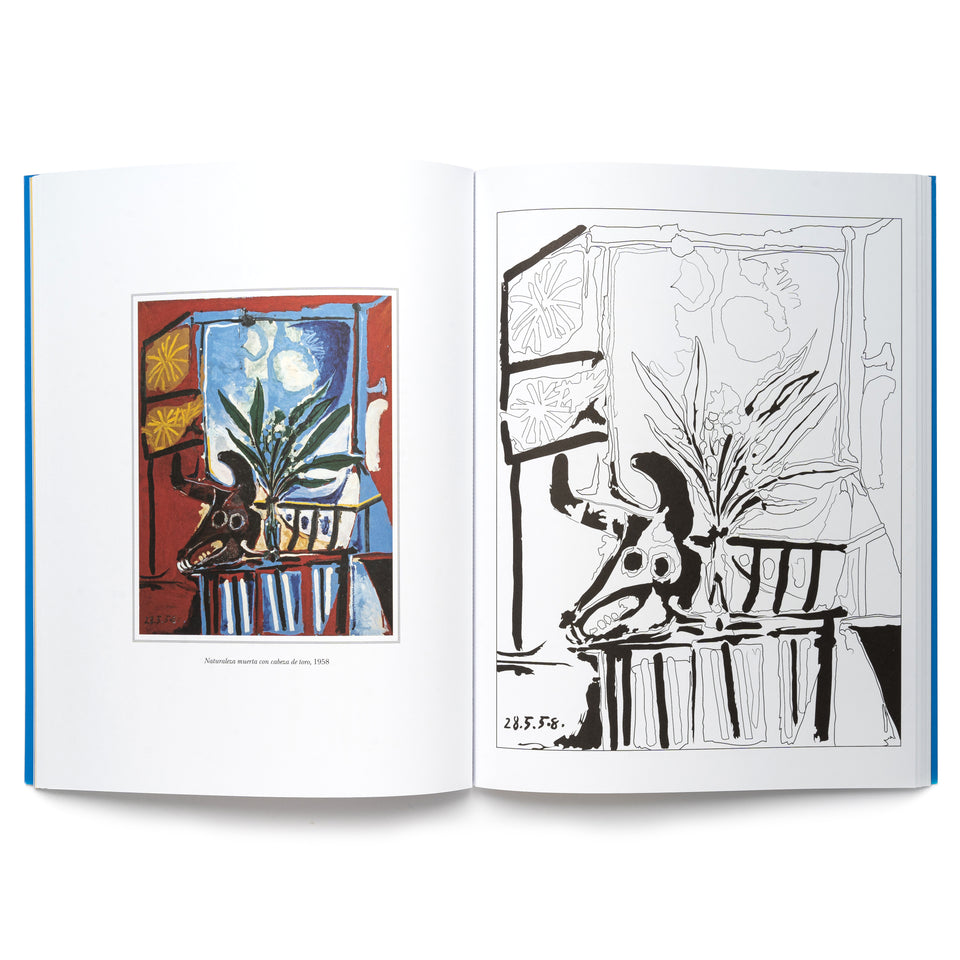 Pablo Picasso colouring book