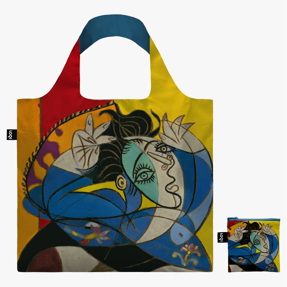 Foldable bag Woman with Raised Arms