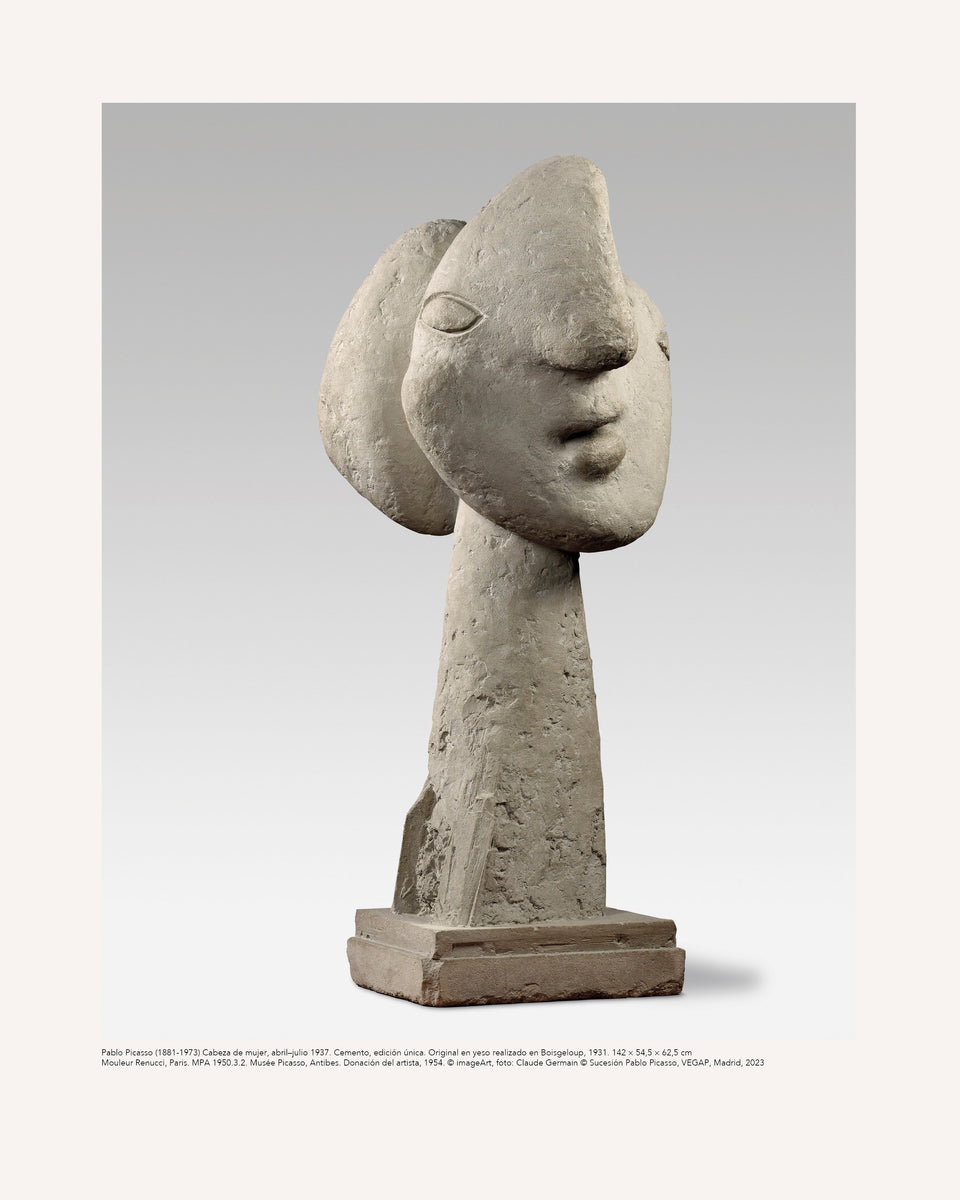 Print. Picasso Sculptor Head of a Woman