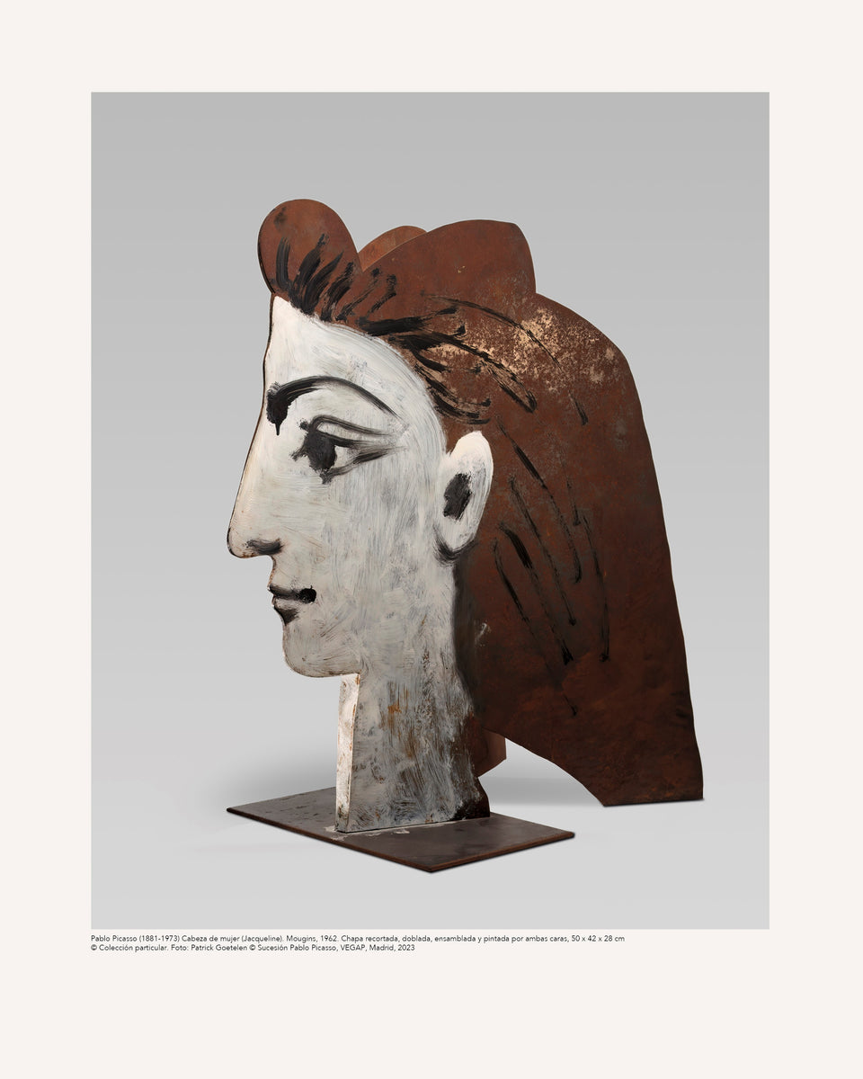 Print. Picasso Sculptor Head of a Woman (Jacqueline)