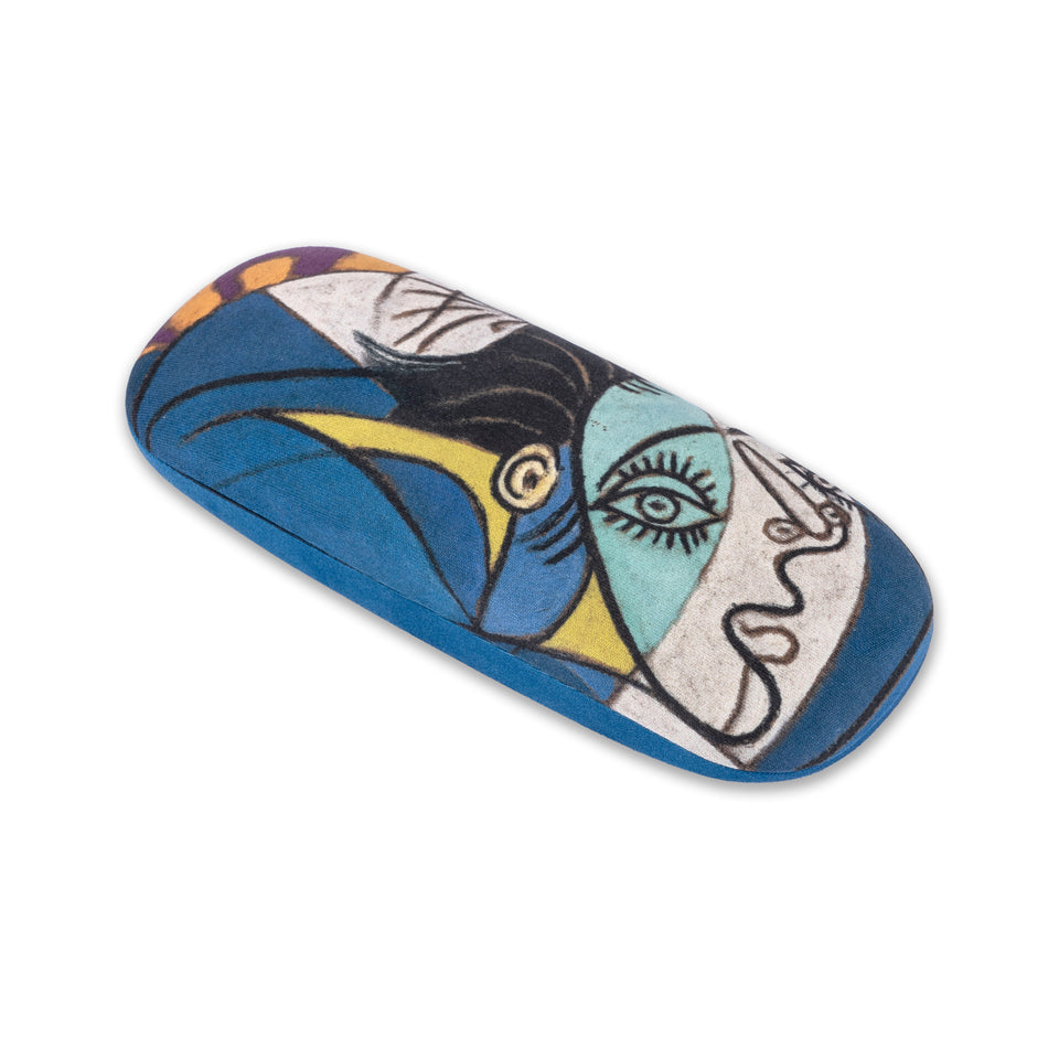 Glasses case. Woman with Raised Arms