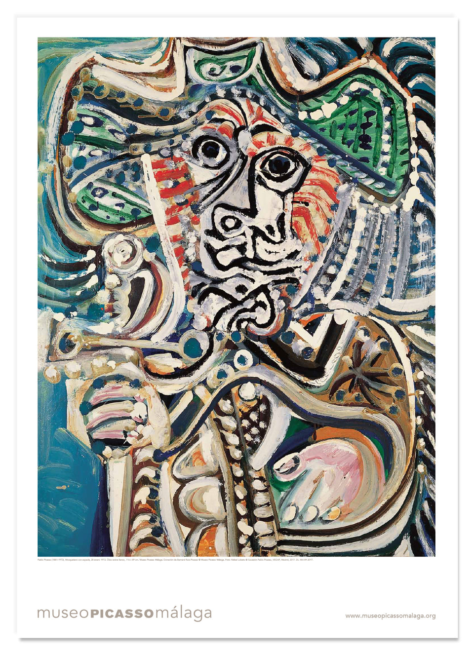 Póster Picasso Mosquetero con espada