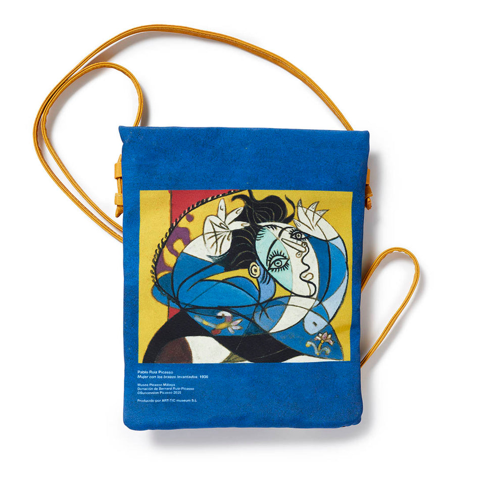 Bolso Bandolera Mujer con los brazos levantados