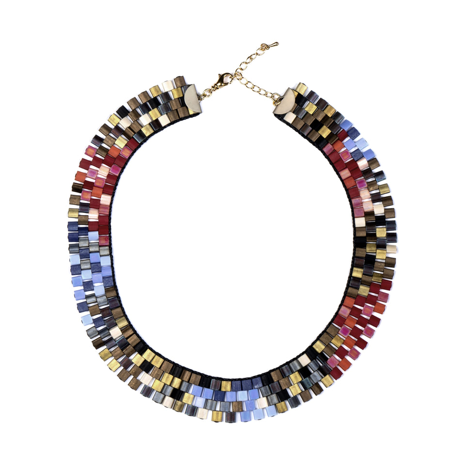 Crystal necklace by Elisa Venegas