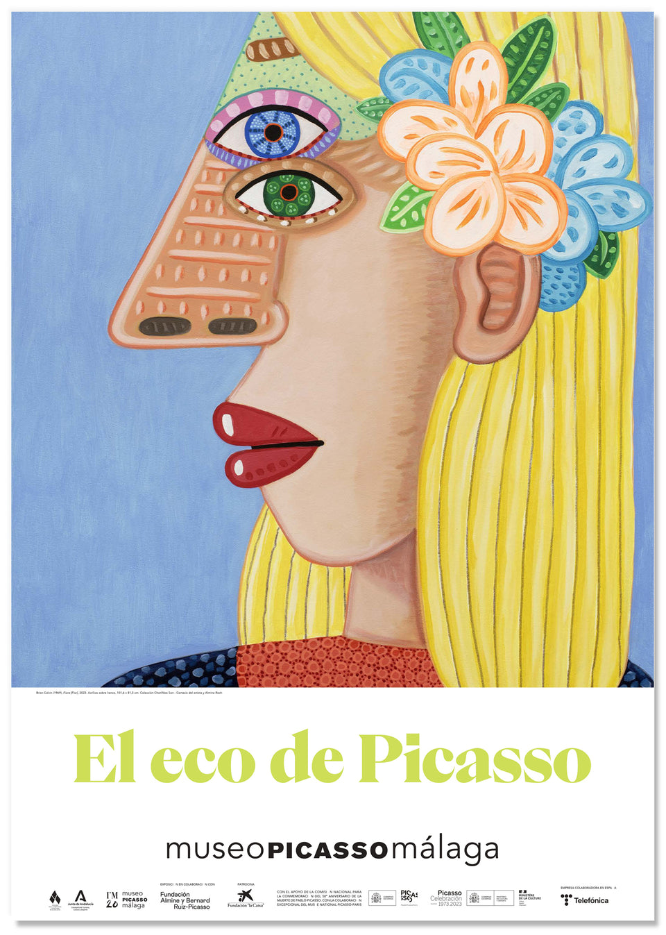 Cartel exposición El eco de Picasso