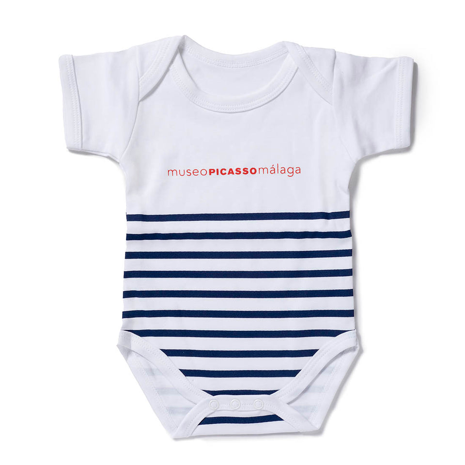 Body infantil de rayas marineras
