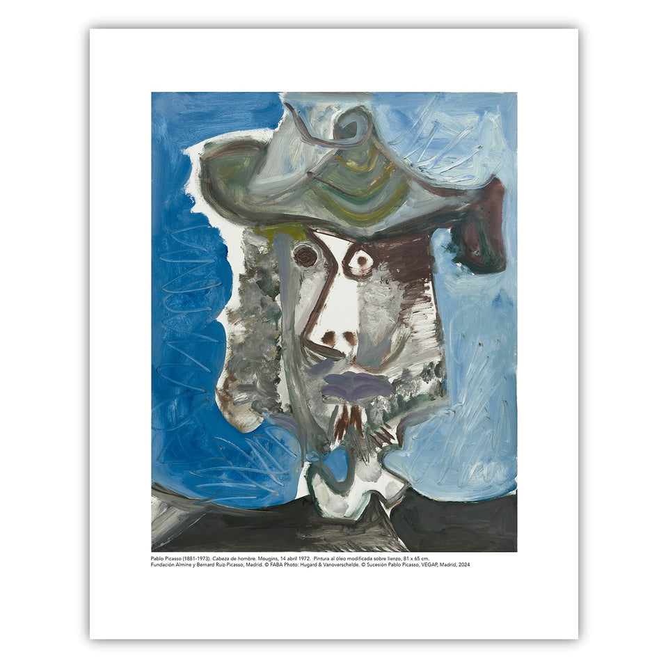 Picasso Art Print Head of a Man