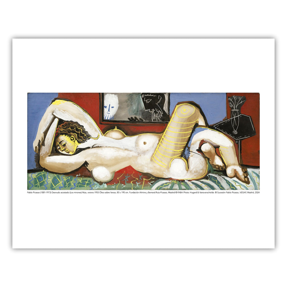 Lying Nude Art Print. The voyeurs