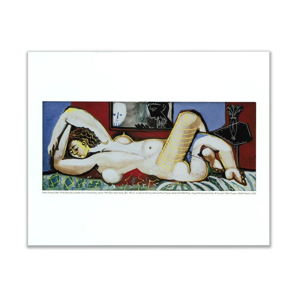 Lying Nude Art Print. The voyeurs