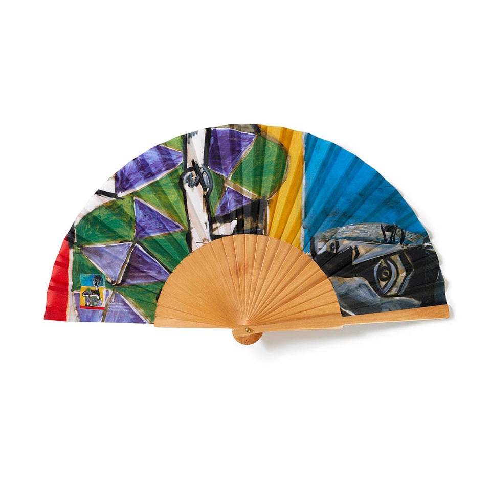 Abanico Picasso Jacqueline sentada