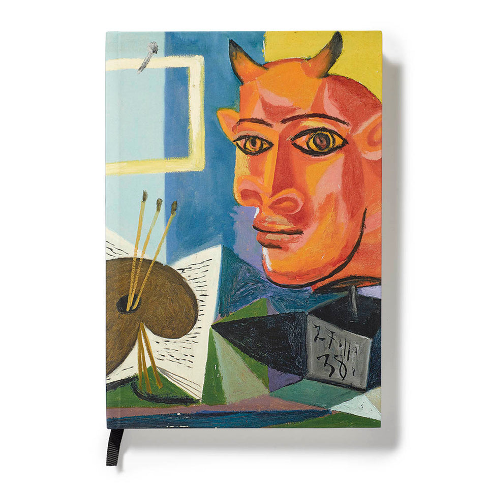 Cuaderno Picasso. Bodegón con minotauro y paleta