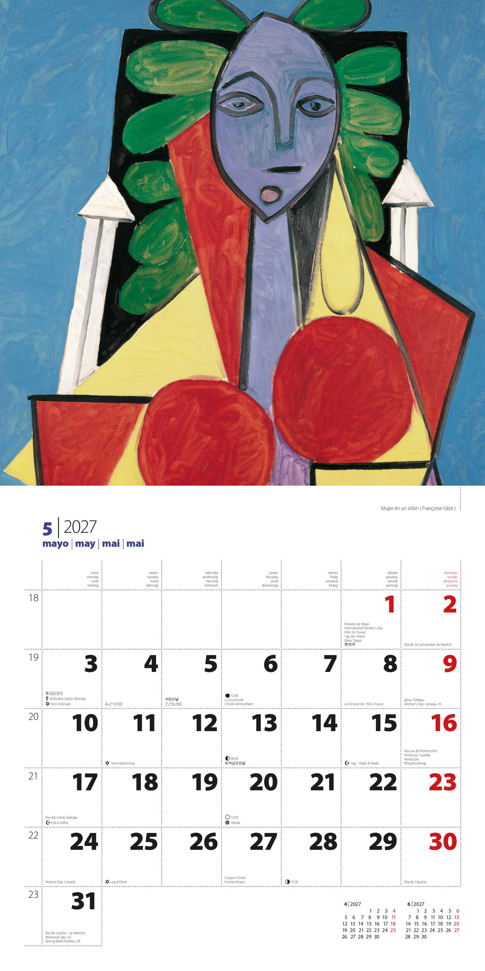 Picasso Calendar 2026