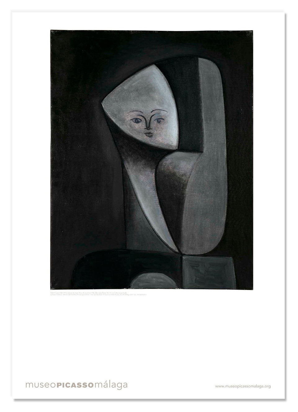Poster. Woman's Head by Picasso
