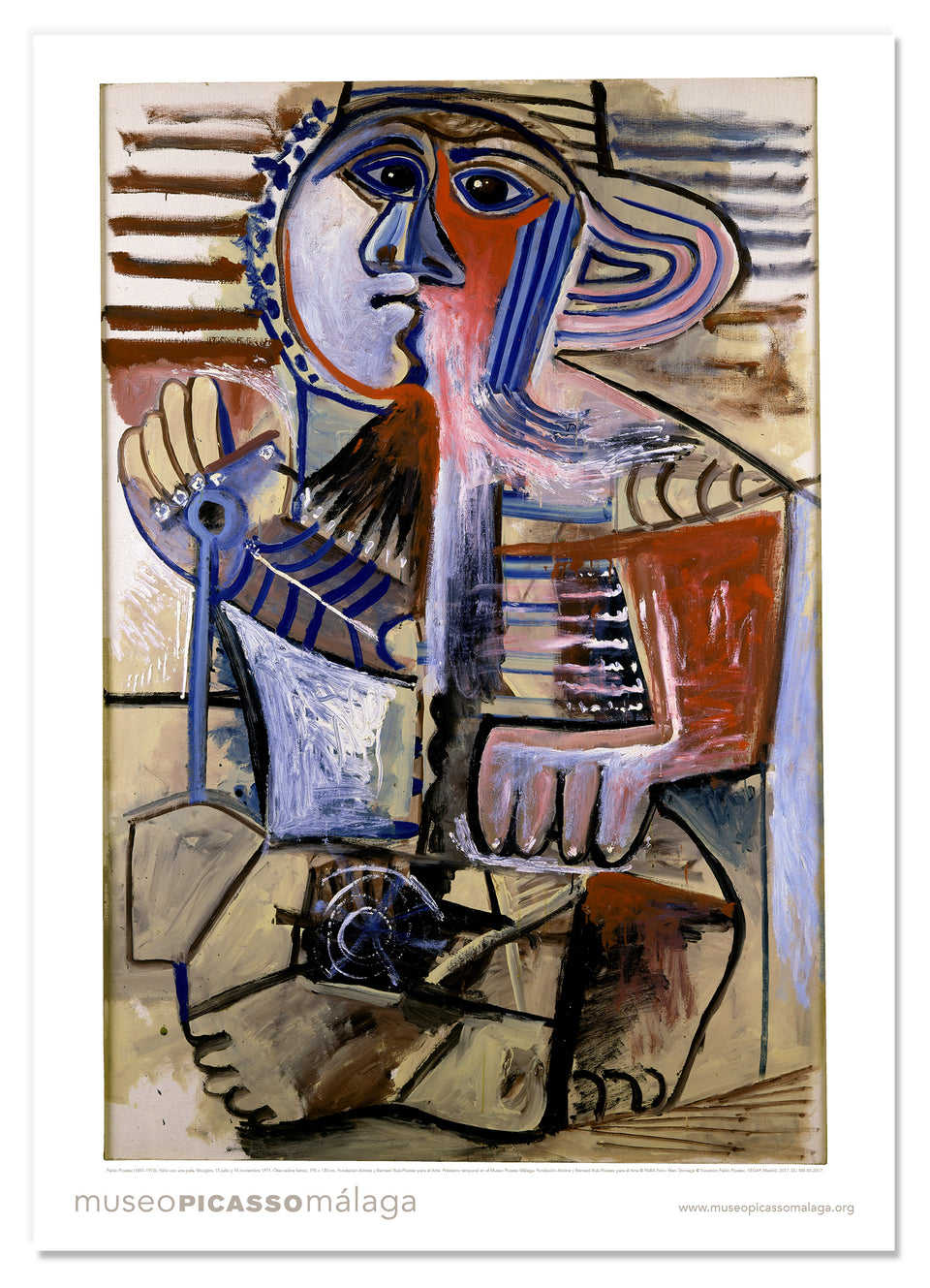 Poster. Child with a Shovel by Picasso