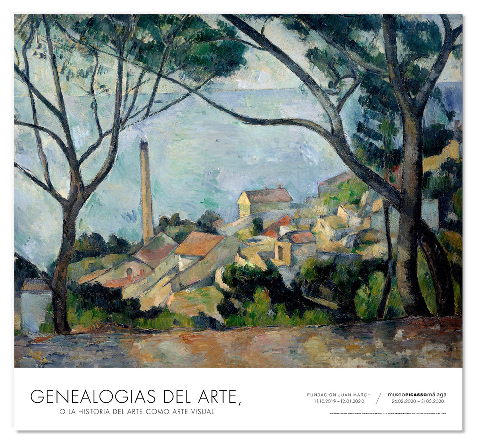 Poster. The Sea at l´Estaque by Cézanne
