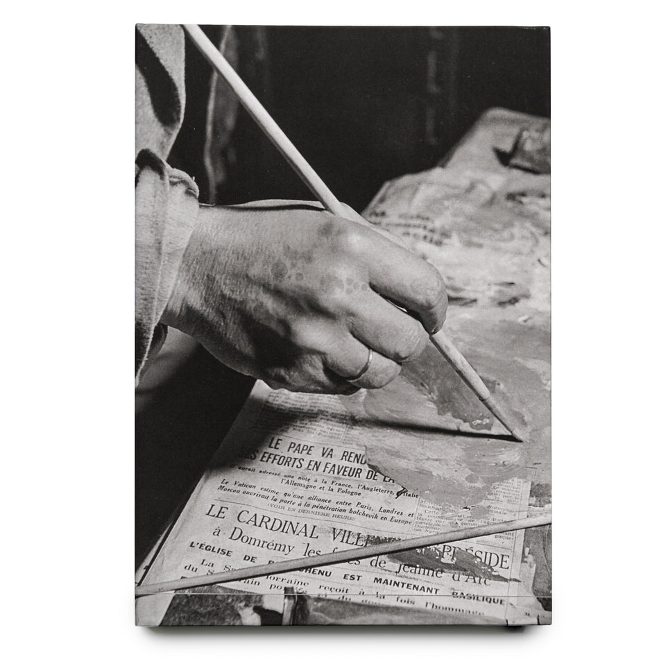 Notebook. Pablo Picasso's hand and paintbrush by Brassaï